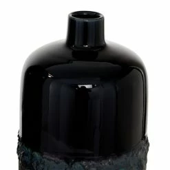 Deals 🧨 GRAYSON LANE Set of 2 20 In., 15 In. Rustic Vase Black Stoneware 👏 -GRAYSON LANE Sales 2022 330857919 AlternateImage2 l