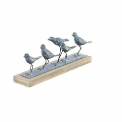 Deals 👏 GRAYSON LANE 7 In. x 18 In. Farmhouse Sculpture Grey Metal Birds ✔️ -GRAYSON LANE Sales 2022 330857920 AlternateImage3 l