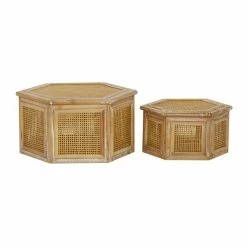 Wholesale 🎉 GRAYSON LANE Set of 2 7 In., 11 In. Brown Country Cottage Box Wood 😍 -GRAYSON LANE Sales 2022 330857924 AlternateImage4 l