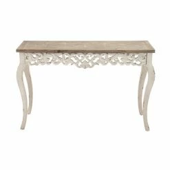 Cheapest 😍 Grayson Lane 30 In. x 46 In. Farmhouse Console Table White W 🌟