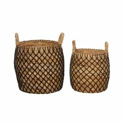 Best Sale 🥰 GRAYSON LANE Set of 2 19 In., 16 In. Coastal Storage Basket Brown Banana ✔️ -GRAYSON LANE Sales 2022 330857937 AlternateImage5 l