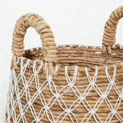 Budget ⭐ GRAYSON LANE Set of 2 19 In., 17 In. Coastal Storage Basket Brown Banana ❤️ -GRAYSON LANE Sales 2022 330857940 AlternateImage4 l