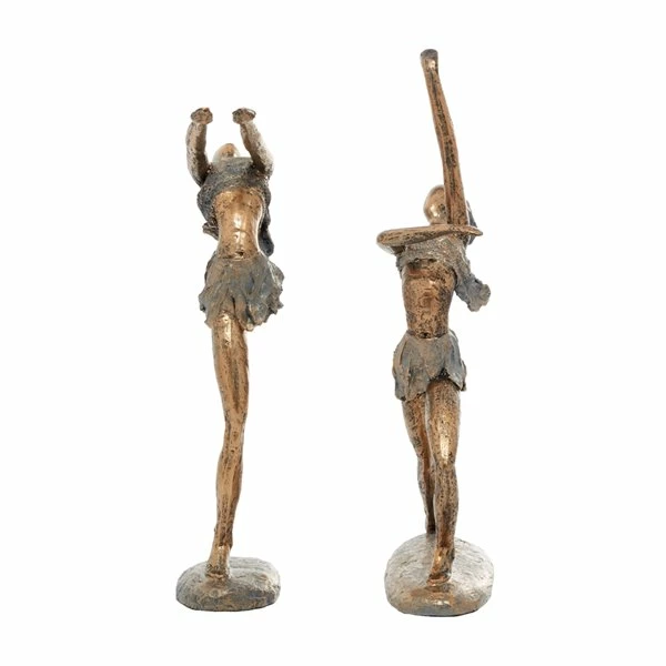Hot Sale ๐งจ GRAYSON LANE Set of 2 11 In. x 18 In. Gold Traditional Dancer Sculpture R โจ 4 Hot Sale ๐งจ GRAYSON LANE Set of 2 11 In. x 18 In. Gold Traditional Dancer Sculpture R โจ - Image 4