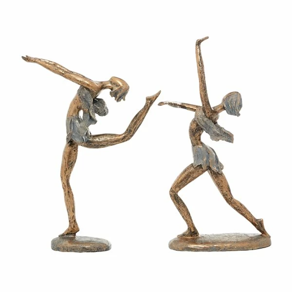 Hot Sale ๐งจ GRAYSON LANE Set of 2 11 In. x 18 In. Gold Traditional Dancer Sculpture R โจ 5 Hot Sale ๐งจ GRAYSON LANE Set of 2 11 In. x 18 In. Gold Traditional Dancer Sculpture R โจ - Image 5