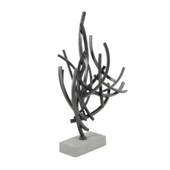 Top 10 😀 GRAYSON LANE 23 In. x 16 In. Contemporary Sculpture Grey Metal Abstract 🥰 -GRAYSON LANE Sales 2022 330857942 AlternateImage3 l