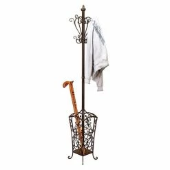 Best reviews of 🤩 GRAYSON LANE 74 In. x 11 In. Traditional 🧥 Coat Rack Black Metal 👍