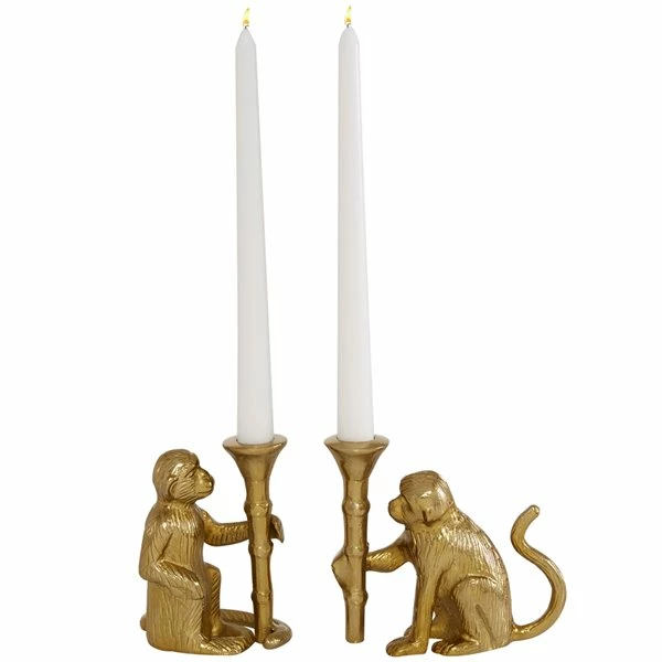 Best Pirce 🛒 GRAYSON LANE Set of 2 3 In. x 5 In. Glam Candle Holder Gold Aluminum 😍 1 Best Pirce 🛒 GRAYSON LANE Set of 2 3 In. x 5 In. Glam Candle Holder Gold Aluminum 😍