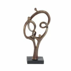 Coupon ✨ GRAYSON LANE 19 In. x 8 In. Traditional Sculpture Brown Polystone Family ✔️ -GRAYSON LANE Sales 2022 330857957 AlternateImage3 l