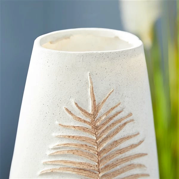 Best deal โ๏ธ GRAYSON LANE 25 In. x 9 In. Boho Style Vase White Polystone ๐ฏ 4 Best deal โ๏ธ GRAYSON LANE 25 In. x 9 In. Boho Style Vase White Polystone ๐ฏ - Image 4