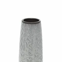 Hot Sale 🔔 GRAYSON LANE 16 In. x 5 In. Eclectic Vase Grey Stoneware 😀 -GRAYSON LANE Sales 2022 330857964 AlternateImage2 l