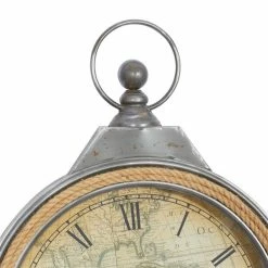 Wholesale ✨ GRAYSON LANE 30 In. x 21 In. Coastal Wall Clock Brown Metal 👏 -GRAYSON LANE Sales 2022 330857970 AlternateImage4 l