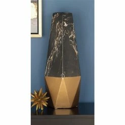 Coupon ⌛ GRAYSON LANE 18 In. x 7 In. Contemporary Vase Dark Grey Stoneware 👏 -GRAYSON LANE Sales 2022 330857990 AlternateImage1 l