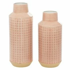 Discount 🧨 GRAYSON LANE Set of 2 14 In., 17 In. Contemporary Vase Brown Metal ⌛ -GRAYSON LANE Sales 2022 330857995 AlternateImage4 l