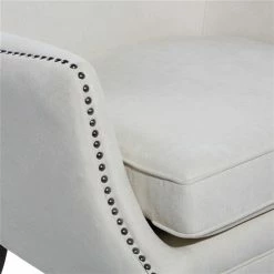 Best reviews of 🛒 GRAYSON LANE 34 In. x 29 In. Contemporary Upholstered Accent Chair Beige 👏 -GRAYSON LANE Sales 2022 330857997 AlternateImage3 l