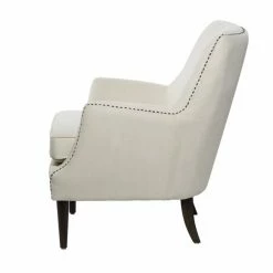 Best reviews of 🛒 GRAYSON LANE 34 In. x 29 In. Contemporary Upholstered Accent Chair Beige 👏 -GRAYSON LANE Sales 2022 330857997 AlternateImage5 l