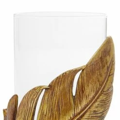 Best Sale 👍 GRAYSON LANE 10 In. x 6 In. Traditional Candlestick Holders Gold Glass 😀 -GRAYSON LANE Sales 2022 330858038 AlternateImage3 l