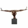 Best Sale 🔥 GRAYSON LANE 11 In. x 4 In. Sculpture Brown Polystone Olympic Man 🧨