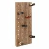 Best Sale 🔥 GRAYSON LANE 57 In. x 21 In. Rustic Wine Holder Rack Brown Wood 👏