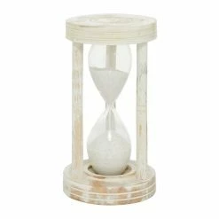 Cheap 🔔 Grayson Lane Timer - White Mango Wood - 12-in X 6-in x 6-in 🔥