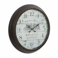 Best reviews of 🛒 Grayson Lane Analog 28-in x 28-in Brown Round Wall Standard Clock 🌟 -GRAYSON LANE Sales 2022 330858151 AlternateImage5 l