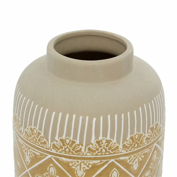 Flash Sale ✔️ Grayson Lane Set of 2 9-in , 11-in Boho Style Vase - Beige Ceramic ✔️ 3 Flash Sale ✔️ Grayson Lane Set of 2 9-in , 11-in Boho Style Vase - Beige Ceramic ✔️ - Image 3