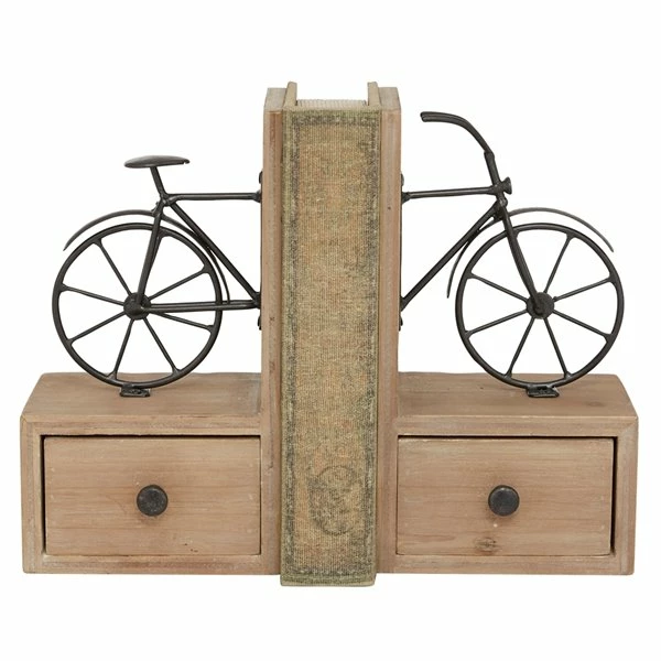 Buy 🌟 Grayson Lane Farmhouse Bookends - Brown Wood - 9-in X 5-in 😀 1 Buy 🌟 Grayson Lane Farmhouse Bookends - Brown Wood - 9-in X 5-in 😀