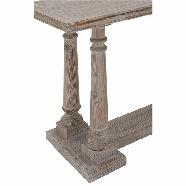 Wholesale 🎉 Grayson Lane 30-in x 52-in Wood Rustic Console Table 🔔 3 Wholesale 🎉 Grayson Lane 30-in x 52-in Wood Rustic Console Table 🔔 - Image 3
