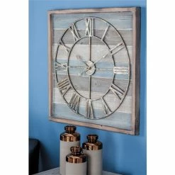 Deals 🛒 Grayson Lane Analog 30-in x 30-in Brown Square Wall Standard Clock 🧨 -GRAYSON LANE Sales 2022 330858170 AlternateImage2 l