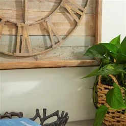 Deals 🛒 Grayson Lane Analog 30-in x 30-in Brown Square Wall Standard Clock 🧨 -GRAYSON LANE Sales 2022 330858170 AlternateImage3 l