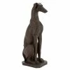 Buy 😀 Grayson Lane Farmhouse Sculpture - Brown Poly Stone 🐶 Dog - 31-in X 12-in 🔥