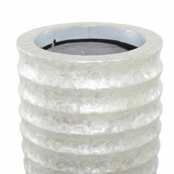 Brand new 🔔 Grayson Lane Coastal Vase - White Poly Stone - 48-in X 20-in 😉 -GRAYSON LANE Sales 2022 330858174 AlternateImage2 l