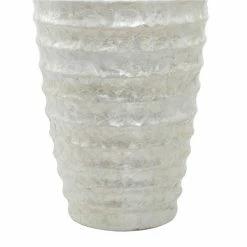 Brand new 🔔 Grayson Lane Coastal Vase - White Poly Stone - 48-in X 20-in 😉 -GRAYSON LANE Sales 2022 330858174 AlternateImage3 l