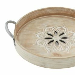 Best Pirce 🤩 Grayson Lane Set of 2 16-in , 14-in Vintage Tray - Brown Wood 👏 7 Best Pirce 🤩 Grayson Lane Set of 2 16-in , 14-in Vintage Tray - Brown Wood 👏 -GRAYSON LANE Sales 2022 330858178 AlternateImage2 l