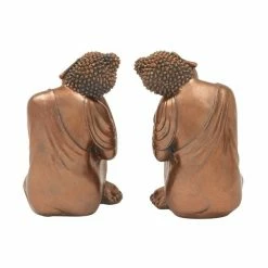 Cheap 😀 Grayson Lane Set of 2 5-in x 9-in Bronze Buddha Bohemian Sculpture - Poly Stone 🛒 -GRAYSON LANE Sales 2022 330858179 AlternateImage3 l