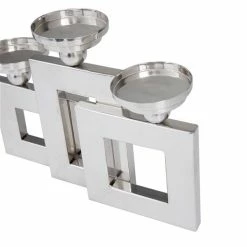 New 🥰 Grayson Lane 3-Candle Metal Pillar Holder - 11-in x 14-in 😉 -GRAYSON LANE Sales 2022 330858192 AlternateImage4 l