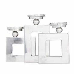 New 🥰 Grayson Lane 3-Candle Metal Pillar Holder - 11-in x 14-in 😉 -GRAYSON LANE Sales 2022 330858192 AlternateImage6 l