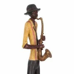 Wholesale 🌟 Grayson Lane Set of 4 4-in x 24-in - Brown Eclectic Musician Sculpture - Poly Stone 🧨 -GRAYSON LANE Sales 2022 330858195 AlternateImage2 l