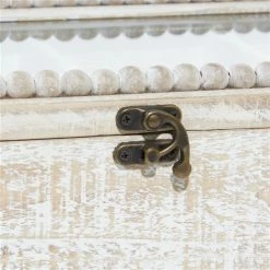 Deals 😉 Grayson Lane Farmhouse Box - White Wood - 4-in X 16-in ❤️ -GRAYSON LANE Sales 2022 330858199 AlternateImage3 l