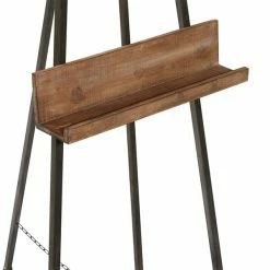 Best Pirce 👏 Grayson Lane Industrial Easel - Black Iron - 52-in X 18-in 🎁 -GRAYSON LANE Sales 2022 330858207 AlternateImage2 l