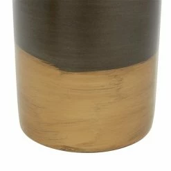 Best reviews of 🔥 Grayson Lane Set of 2 8-in , 9.25-in Contemporary Vase - Gold - Metal 👏 -GRAYSON LANE Sales 2022 330858208 AlternateImage2 l