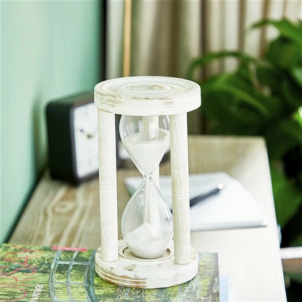 Flash Sale ๐ Grayson Lane Timer - White Mango Wood - 9-in X 5-in x 5-in ๐ 2 Flash Sale ๐ Grayson Lane Timer - White Mango Wood - 9-in X 5-in x 5-in ๐ - Image 2