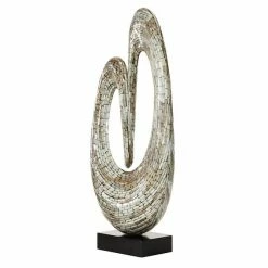 Best Pirce ⭐ Grayson Lane Abstract Sculpture- Grey Mother of Pearl - 29-in X 12-in ✔️ -GRAYSON LANE Sales 2022 330858212 AlternateImage3 l