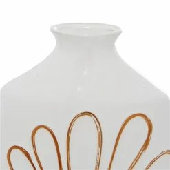 Promo 💯 Grayson Lane Coastal Style Vase - White Ceramic - 12-in X 18-in ⌛ -GRAYSON LANE Sales 2022 330858221 AlternateImage3 l