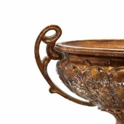 Budget 🔥 Grayson Lane Traditional Decorative Bowl - Gold Resin - 12-in x 19-in 👏 -GRAYSON LANE Sales 2022 330858225 AlternateImage2 l