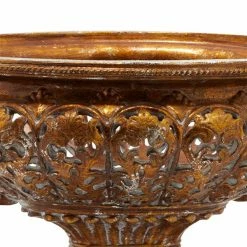 Budget 🔥 Grayson Lane Traditional Decorative Bowl - Gold Resin - 12-in x 19-in 👏 -GRAYSON LANE Sales 2022 330858225 AlternateImage3 l