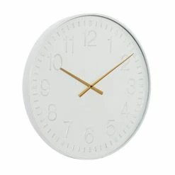 Outlet 🌟 Grayson Lane Analog 24-in x 24-in White Round Wall Standard Clock ✔️ -GRAYSON LANE Sales 2022 330858227 AlternateImage5 l