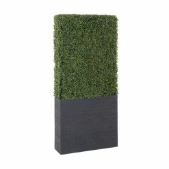 Best Pirce 🛒 Grayson Lane Contemporary Artificial Boxwood Hedge - Green Plastic - 59-in X 22-in 😉
