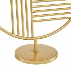 Best Pirce 😉 Grayson Lane Contemporary Abstract Sculpture - Gold Metal - 14-in X 5-in 😍 -GRAYSON LANE Sales 2022 330858241 AlternateImage2 l