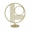 Best Pirce 😉 Grayson Lane Contemporary Abstract Sculpture - Gold Metal - 14-in X 5-in 😍