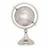 Cheap 🔔 Grayson Lane Glam Globe - Silver Aluminum - 13-in X 8-in 🥰